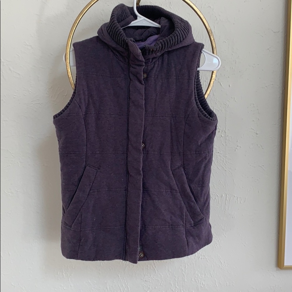 North face purple vest